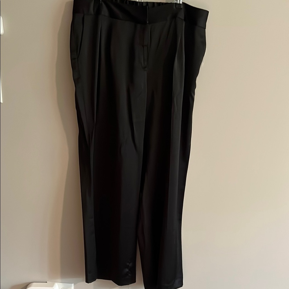 Vince Camuto Satin Wide Leg Pants